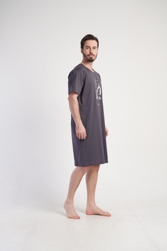 Koszula męska do spania bawełniana wygodna pomysł na prezent Vienetta XXXL