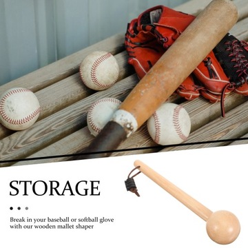 1 комплект деревянных молотков для бейсбольных перчаток