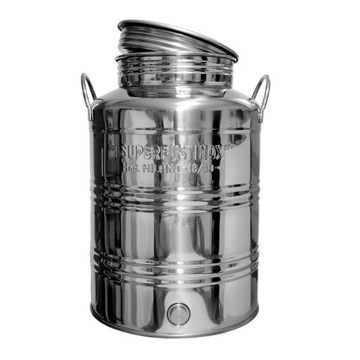 БОЧКА НЕРЖАВЕЮЩАЯ СТАЛЬ INOX лейка canka 25л для самогонного дистиллята сока