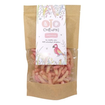 Zdrowe Oto CHRUPKI MALINOWE Naturalne Bez Cukru 25