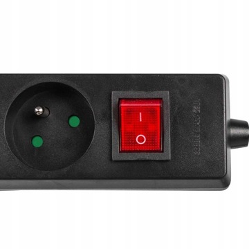 УДЛИНИТЕЛЬНАЯ полоса 3м 3 розетки + 2x USB LEDLUX