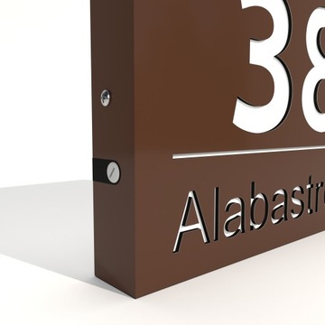 Подсветка номера дома, адресная доска, адрес KML LED 30x20
