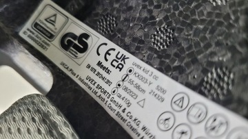 Kask orzeszek UVEX KID 3 CC Grey Grapefruit rozmiar 55-58cm