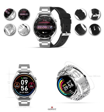 ЧАСЫ Мужские умные часы Giewont GW450-4 SMS TRAINING KCAL STEPS
