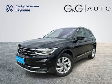 Volkswagen Tiguan II SUV Facelifting 2.0 TDI 200KM 2022 Volkswagen Tiguan 2.0 TDI 200KM,SCR 4Mot Elegance DSG, Gwarancja, Serwis A