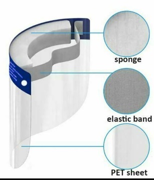 ЛЕГКАЯ ЗАЩИТНАЯ МАСКА ДЛЯ ЛИЦА С ЛАСТИКОМ