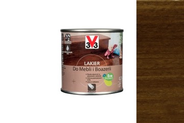 LAKIER DO MEBLI I BOAZERII V33 DĄB CIEMNY SAT 0,25L