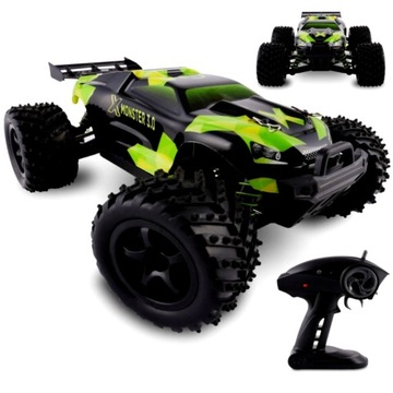 DUŻY Samochód zdalnie sterowany RAJDOWY 4x4 OVERMAX MONSTER 45km/h PREZENT