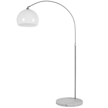 Deuba Lampa Stojąca Podłogowa Łukowa Biała