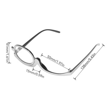 ОЧКИ ДЛЯ МАКИЯЖА ZOOM 2.00 + СЕРЕБРЯНЫЕ