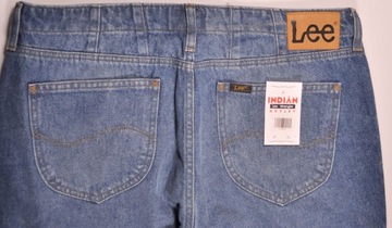 LEE spodnie HIGH blue jeans NEW STRAIGHT_ W32 L31