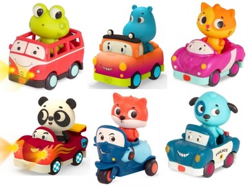 B.Toys Miękkie AUTKO sensoryczne wesoły pasażer