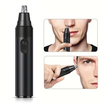 Nose Hair Trimmer,Painless Stainless Steel for Men & Women,Battery Operated
