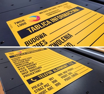 Информационная доска по охране труда и технике безопасности в строительстве с логотипом строительства 50x80см