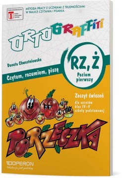 Ortograffiti RZ-Ż Poziom 1 Czytam, rozumiem Operon