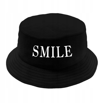 BUCKET HAT KAPELUSZ WĘDKARSKI SMILE UŚMIECHNIJ SIĘ