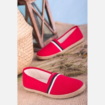 ESPADRYLE PÓŁBUTY SLIP ON WSUWANE BALERINKI r 39