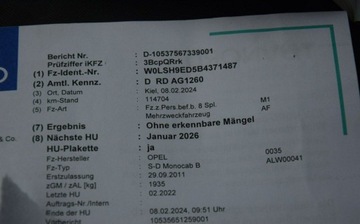 Opel Meriva II Mikrovan 1.4 Turbo ECOTEC 120KM 2011 Opel Meriva 1.4TB 126 TYS KM Klima Grzane Fotele Sprowadzony Oplacony, zdjęcie 38