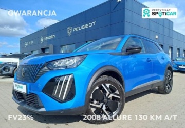 Peugeot 2008 II SUV 1.2 PureTech 130KM 2023 Peugeot 2008 44 Allure 130 KM Automat I wl. GWARANCJA FV23 1.2