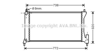 634 367 CHLADIČ OPEL AGILA A 00-