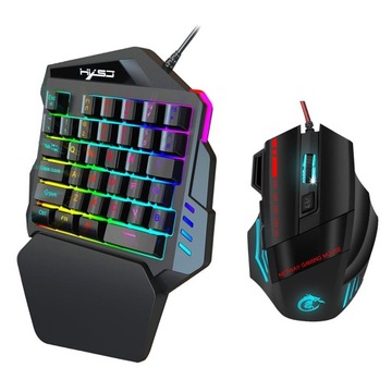 Handed Gaming Keyboard i Gaming Mouse V100 A907