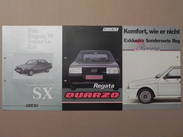 Prospekt - FIAT REGATA - 1985 / 1986 / 1987 r