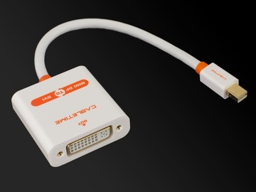 Адаптер Thunderbolt AUDA DVI mini DisplayPort DP