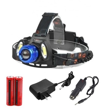 Mocna Latarka CZOŁÓWKA Lampka LED ZOOM Czołowa