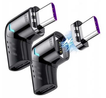 Magnetyczny adapter USB C ARELENE (2 sztuki), złąc