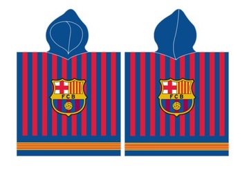 PONCHO KĄPIELOWE FC BARCELONA LEWANDOWSKI 60X120