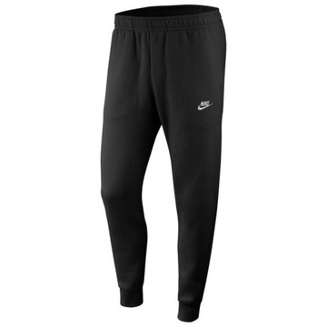 SPODNIE NIKE MĘSKIE CLUB JOGGER BB NA TRENING WYGODNE NA CODZIEŃ CZARNY R.M