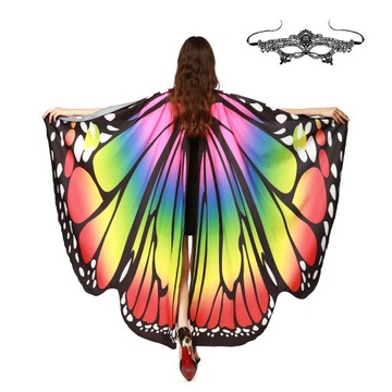 Butterlly Wing Mask Belly Costume for Girl Cospaly