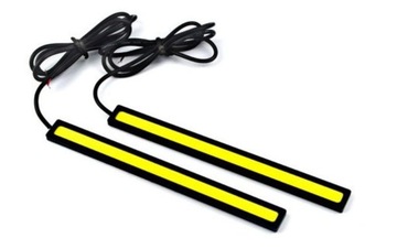 Lampa LED 12V biała 2x4W 140mm czarne