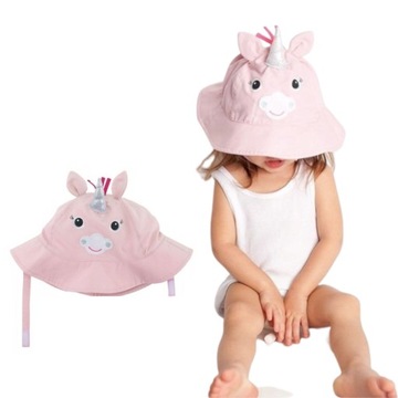 ZOOCCHINI CZAPKA KAPELUSZ UV 50+ JEDNOROŻEC 52cm