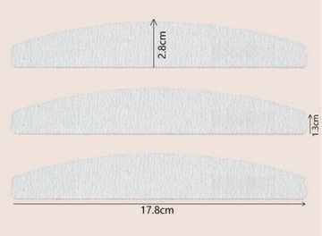 Пилочка для ногтей 100/180 Маникюрный набор ДВУХСТОРОННЯЯ ЗЕБРА ПОЛУЛУНЯ