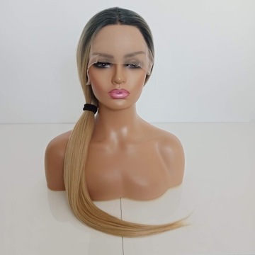 Парик LACE FRONT Блондин 40/55/80см + шапочка БЕСПЛАТНО