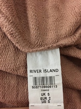 River Island różowa bluza oversize S *PW589*