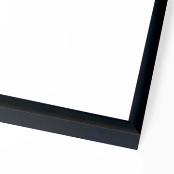 Ramka Aluminiowa Rama Plexi Fotoramka Czarna 50x70