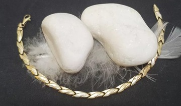 ŚLICZNA ZŁOTA BRANSOLETKA 3,95G P585 DŁ18,5