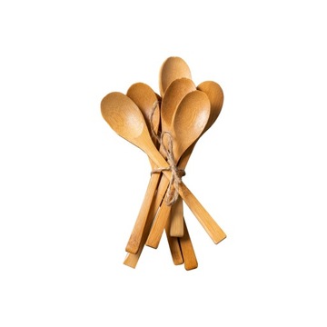 Łyżka bambusowa 16 cm - 10 sztuk