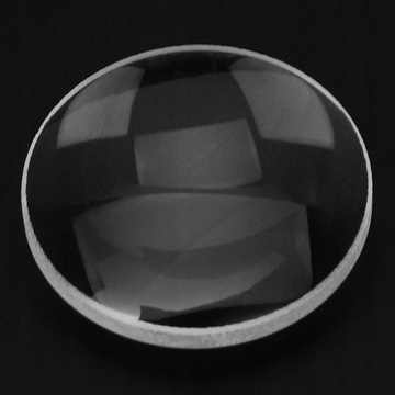 Оптическое стекло K9, двойное фокусное расстояние 100 мм.