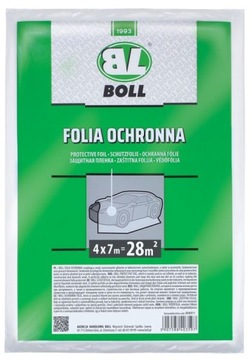 BOLL FOLIA OCHRONNA MASKUJĄCA LAKIERNICZA MALARSKA ZABEZPIECZAJĄCA 4x7 28m²
