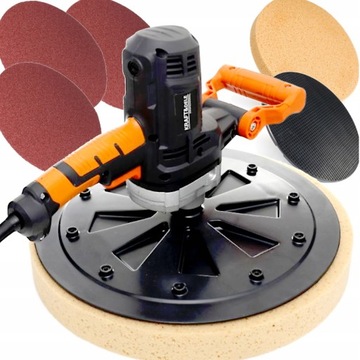 Электрический шпатель для затирки штукатурок, шлифмашинка для затирки штукатурок, растворов, 1050Вт