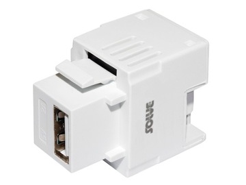 Zasilacz ładowarka 230V-USB/A 5V/2A KEYSTONE biały
