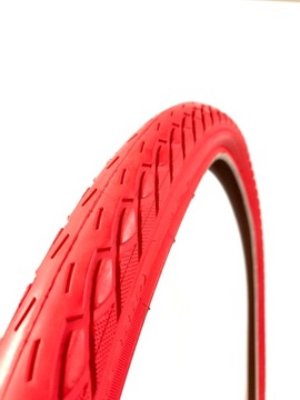 Opona rowerowa czerwona 700x45C 28x1 5/8x1 3/4 - 28cali red