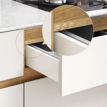 МЕБЕЛЬНЫЕ БАМПЕРЫ ДЛЯ ДВЕРЕЙ 15 х 2 мм 30 шт.