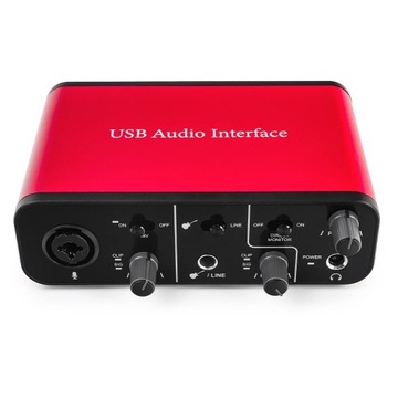 USB-C interfejs audio SPA-I01 do mikrofonu do podcastów streamingu nagrań