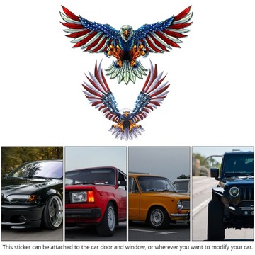 Наклейки на автомобиль с орлиным флагом Мотоцикл США