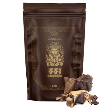 KAKAO CEREMONIALNE CRIOLLO Z PERU, 100% KAKAO NATURALNE 200g