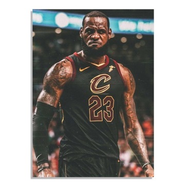 1x OBRAZ NA ŚCIANĘ LEBRON JAMES NBA 70x100